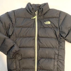 The North Face boys’ quilted jacket size M(10-12) blk